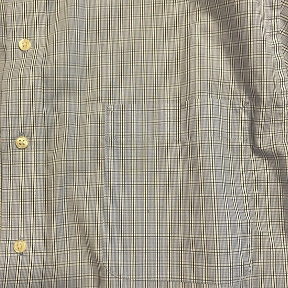 Tommy Hilfiger 100% cotton lightly  checked 17 1/2 32/33 button up dress shirt - Picture 8 of 8